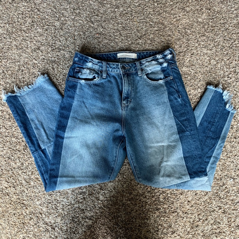 Patchwork Colorblock Jeans